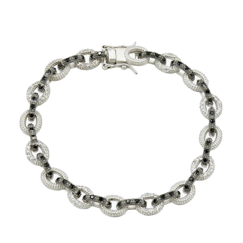 Industrial Finish Small Link Bracelet