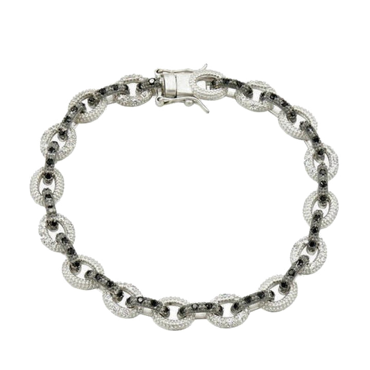 Industrial Finish Small Link Bracelet