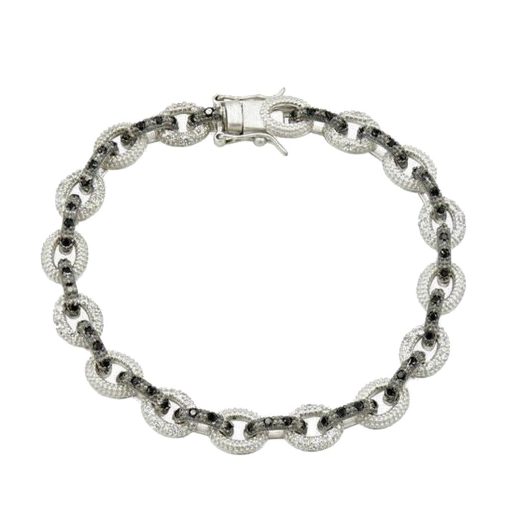 Industrial Finish Small Link Bracelet-Freida Rothman-Swag Designer Jewelry