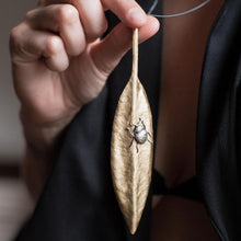Iron Leaf Pendant-Julie Cohn-Swag Designer Jewelry