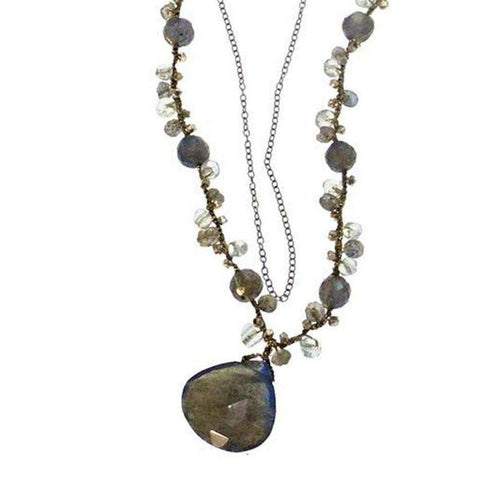 Labradorite Necklace-Danielle Welmond-Swag Designer Jewelry
