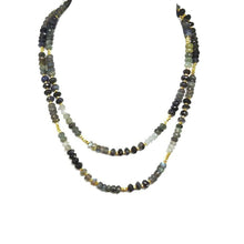 Labradorite with Moss Aqua Necklace-Robindira Unsworth-Swag Designer Jewelry