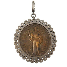 Large Diamond Inset St Benedict Medal-Cynthia Ann Jewels-Swag Designer Jewelry