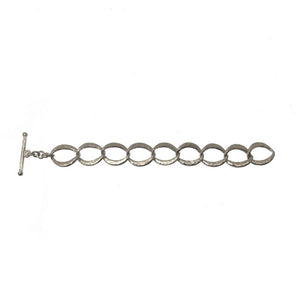 Link Bracelet in Silver-Evelyn Knight-Swag Designer Jewelry