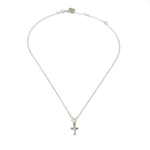 Lovers Solo Cross Charm Necklace-Virgins Saints and Angels-Swag Designer Jewelry