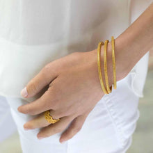 Luxor Gold Stacking Bangle-Julie Vos-Swag Designer Jewelry