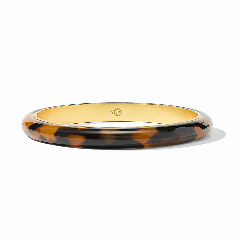 Madison Statement Bangle in Tortoise Shell-Julie Vos-Swag Designer Jewelry
