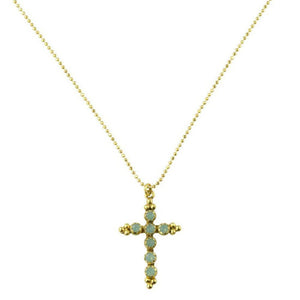 Madonna Cross Necklace-Virgins Saints and Angels-Swag Designer Jewelry