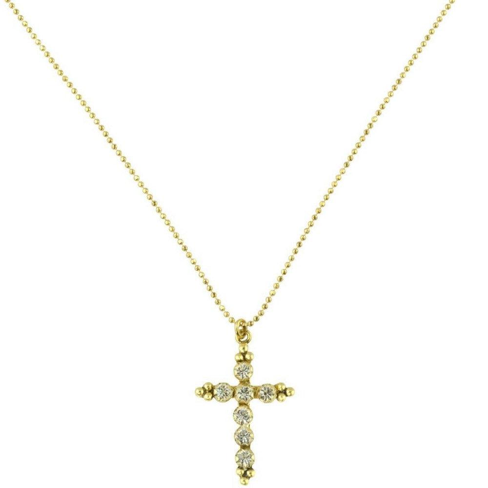 Madonna Cross Necklace-Virgins Saints and Angels-Swag Designer Jewelry