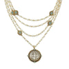 Magdalena Pearl Pacific Opal Asst Medals-Virgins Saints and Angels-Swag Designer Jewelry