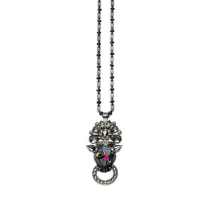 Mawi Black Leopard Necklace-Mawi Jewelry-Swag Designer Jewelry