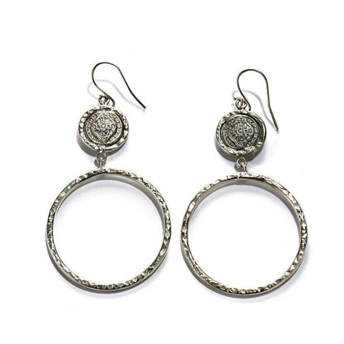 Menina Hook Earrings-Virgins Saints and Angels-Swag Designer Jewelry