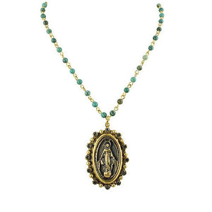 Milagrosa Crystal Choker-Virgins Saints and Angels-Swag Designer Jewelry