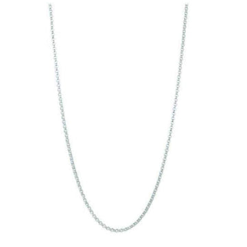 Mini Belcher silver chain necklace
