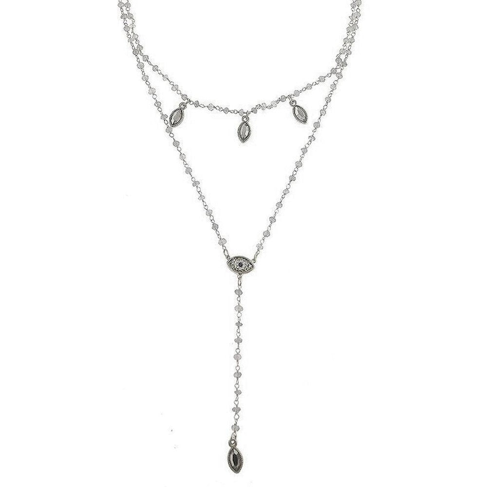 Mini Eye Bikini Necklace-Virgins Saints and Angels-Swag Designer Jewelry