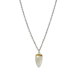 Moonstone Tooth Pendant-Andrea Barnett-Swag Designer Jewelry