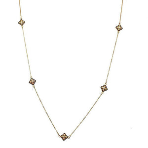 Multi-Station Gold Necklace-Bijou Amani-Swag Designer Jewelry