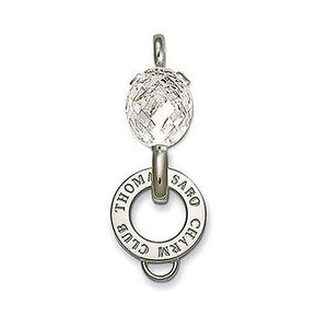 Necklace Charm Carrier Oval Crystal-Thomas Sabo-Swag Designer Jewelry