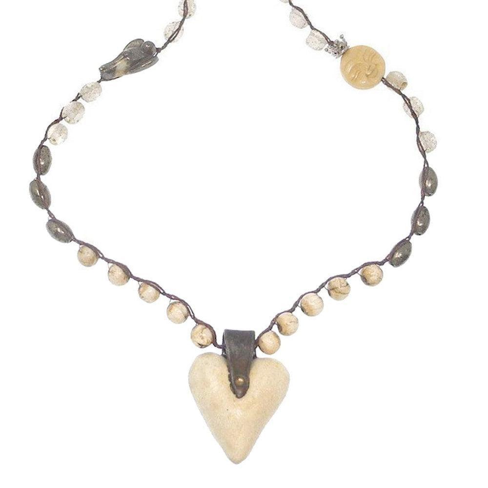 Necklace with Artisan Heart-Beautiful Soul Jewelry-Swag Designer Jewelry