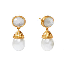 Olympia Pearl Drop Earring-Julie Vos-Swag Designer Jewelry