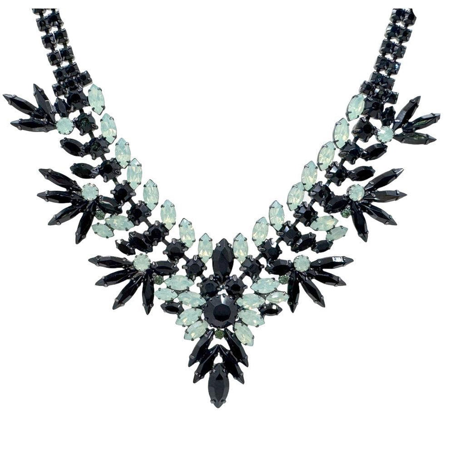 Opal and Amethyst Necklace-Elizabeth Cole-Swag Designer Jewelry