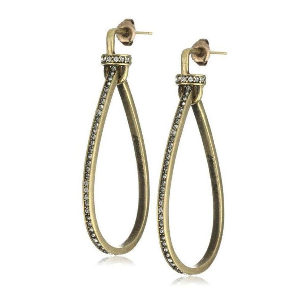 Paige Novick Sabrina Gold Crystal Earrings
