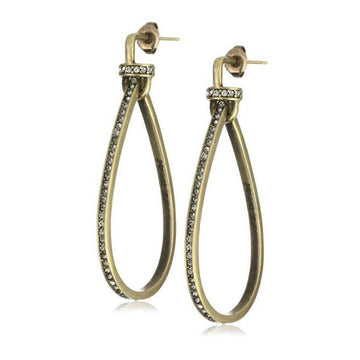 Paige Novick Sabrina Gold Crystal Earrings

