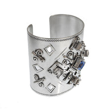 Paloma Cross Cuff Silver-Virgins Saints and Angels-Swag Designer Jewelry