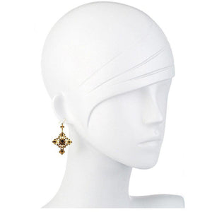 Paloma Cross Earrings-Virgins Saints and Angels-Swag Designer Jewelry