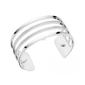 Paralleles Precious 25mm Cuff in Silver-Les Georgettes-Swag Designer Jewelry