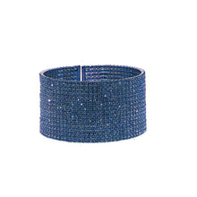 Pave Navy Crystal Cuff-Swag Designer Jewelry-Swag Designer Jewelry