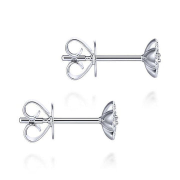 Pave Quatrefoil Studs-Gabriel & Co-Swag Designer Jewelry