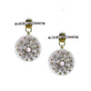 Pearl Back and Front Earrings with Pearl-Atelier Mon-Swag Designer Jewelry