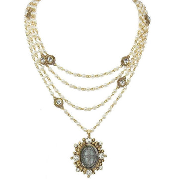 Pearl Magdalena, 4mm-Virgins Saints and Angels-Swag Designer Jewelry