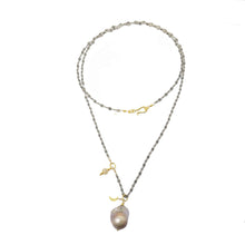 Pearls on Pewter Chain-Robindira Unsworth-Swag Designer Jewelry