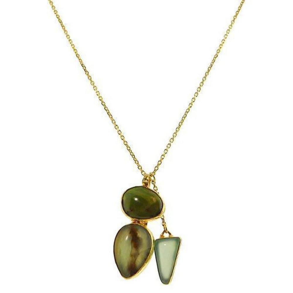 Peruvian Opal, Turquoise Necklace-Heather Benjamin Jewelry-Swag Designer Jewelry