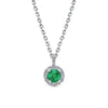 Petite Emerald Pendant-Gabriel & Co-Swag Designer Jewelry
