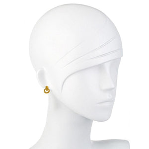 Petite Round Doorknocker Clip Earrings-Vaubel Designs-Swag Designer Jewelry