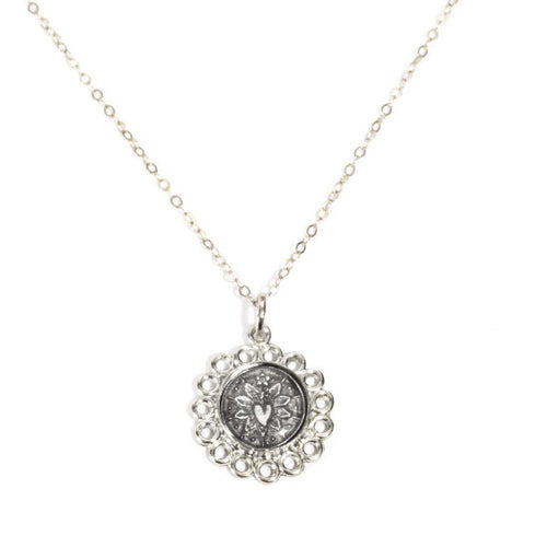 Piccolo Amore Daisy Necklace-Virgins Saints and Angels-Swag Designer Jewelry