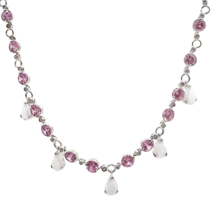 Pink Crystal Necklace-Thomas Sabo-Swag Designer Jewelry