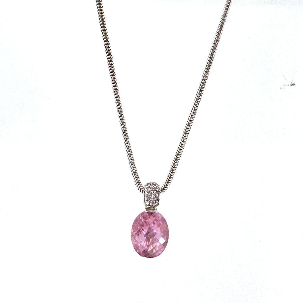 Pink Pendant Necklace-Thomas Sabo-Swag Designer Jewelry