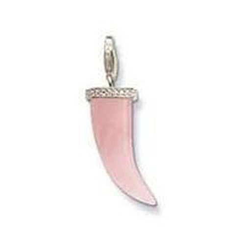 Pink Quartz Tooth Pendant-Thomas Sabo-Swag Designer Jewelry