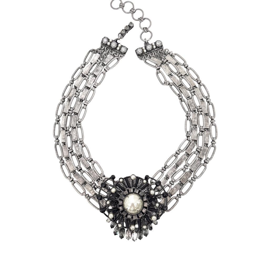 Pinwheel Necklace-Miriam Haskell-Swag Designer Jewelry