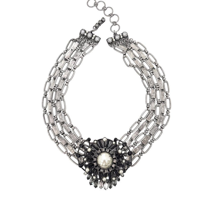 Pinwheel Necklace-Miriam Haskell-Swag Designer Jewelry
