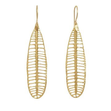 Plumeria Earrings-Catherine Weitzman-Swag Designer Jewelry