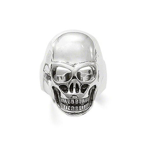 Polished Skull Ring Size 10.75-Thomas Sabo-Swag Designer Jewelry