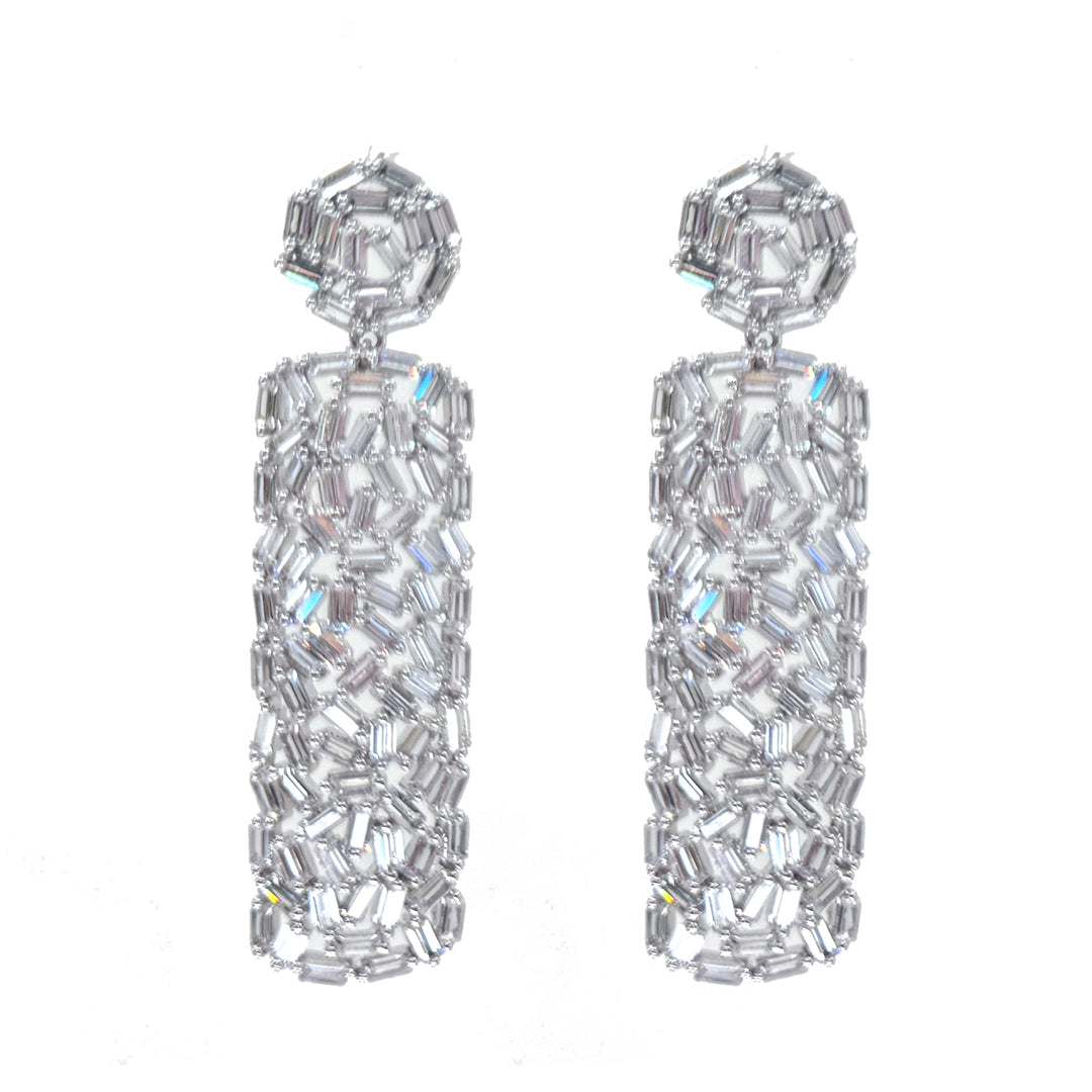 Rectangular Drop Earrings-Theia Jewelry-Swag Designer Jewelry