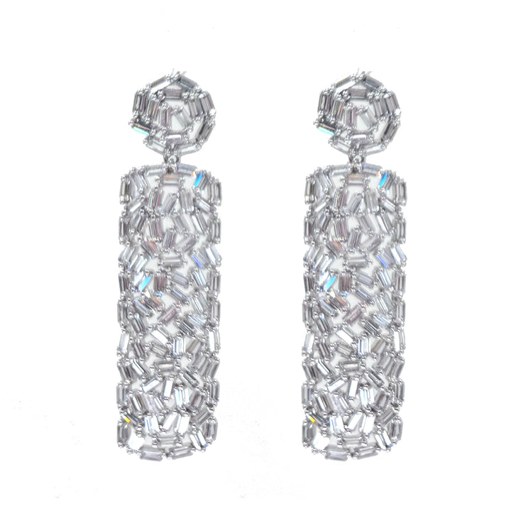 Rectangular Drop Earrings-Theia Jewelry-Swag Designer Jewelry