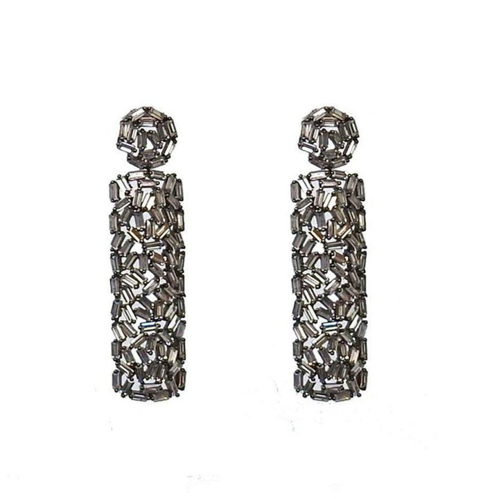 Rectangular Drop Earrings-Swag Designer Jewelry-Swag Designer Jewelry
