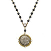Rosary in Jet-Virgins Saints and Angels-Swag Designer Jewelry
